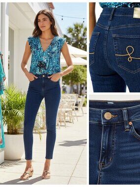 Lilly Pulitzer Eagan High Rise Skinny Jeans NWT - Repreve® Denim Women’s Sizes